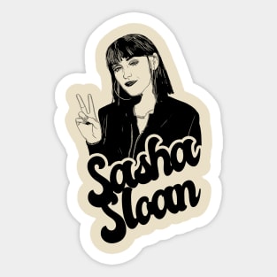 Sasha Sloan 80s style classic Sticker